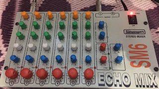 Stranger SM6 Mixer echo effect setting