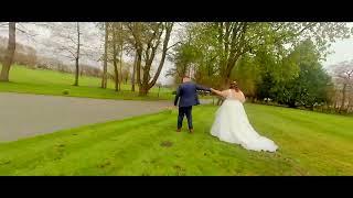 Colshaw Hall wedding venue Cheshire by FPV Drone