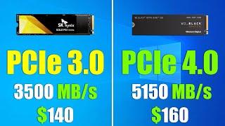 SSD NVMe PCIe 3.0 vs PCIe 4.0 Loading Windows 10 - Big Difference?