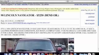 Craigslist Bend Oregon - Used Ford Trucks Under $2700 Available in 2012