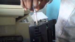 Triumph-Adler TA black Printer and Photocopier laser waste remover tutorial