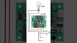 W 1209 temperature controller connection #temperature #controller  #connection #shorts #viral