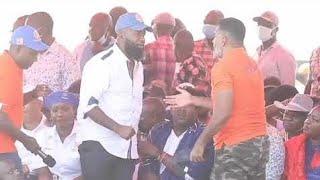 Hassan Joho,Junet Mohamed Captured Humiliating Mvita Mp Abdulswamad Nassir In Tononoka Mombasa