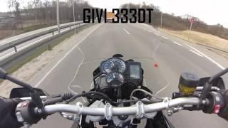 F800GS screen comparison (Stock, Givi 333DT, Givi + deflector)