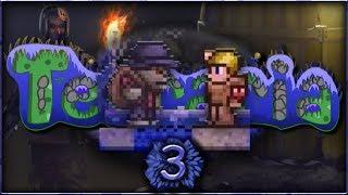 Скелет-торговец и двойной прыжок (Terraria - Шахтария и Пещерия - две неотъемлемых части игры #3)