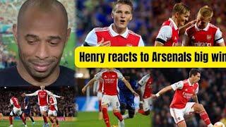 THIERRY HENRY LEFT SPEECHLESS BY ARSENAL'S DOMINANT 5-1 CHAMPIONS LEAGUE WIN!