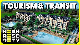 Building Tourism Facilities, Industries, and Transit | Highrise City (#9)