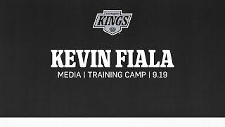 Forward Kevin Fiala | 09.19 LA Kings Training Camp Media Availability