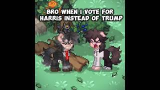 BRO WHEN I VOTE FOR HARRIS INSTEAD OF TRUMP #meme #mylitlepony #ponytown #edit