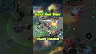 Nana One Shot Build! Nana Best Build For Rank Up! Nana Best Build 2024! #mlbb #mlbbshorts