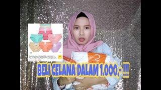 UNBOXING CELANA DALAM SERIBUAN !!!