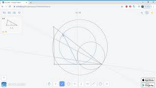 8.5 Euclidea - Triangle Cleaver - 3L 7E 3V