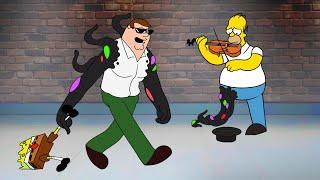 PETER GRIFFIN GET ABSTRACTED COMPILATION! Homer Simpson x Pibby x The Amazing Digital Circus