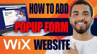 How to Add Popup Form in Wix Website (2025)