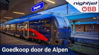 SPOTGOEDKOOP door de ALPEN met de NIEUWE NIGHTJET  #BartVlog