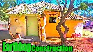 Complete Build of Earthbag Building | $3000 Total Cost | Full Version Earthbag Construction diy
