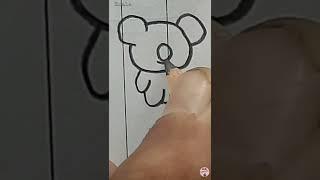 How To Draw Koala step by step || KOALA ||| #shorts #viral #go #koala #cute