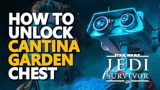 How to unlock the Cantina Garden Chest Rambler's Reach Outpost Star Wars Jedi Survivor