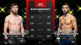 UFC Vegas 66 : Нурмагомедов VS Кахрамонов