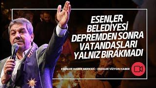 Esenler Belediyesi Depremden Sonra Vatandaşları Yalnız Bırakmadı #esenler #deprem