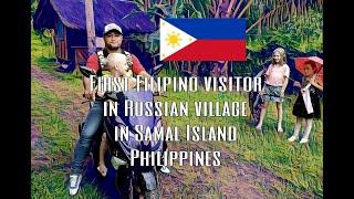 First Filipino guy ever, visit Russian village in Samal Island, Philippines