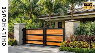 BREATHTAKING BALI TROPICAL HOME DESIGNS: Stylish Entryways & Creative Fence Ideas for 2024