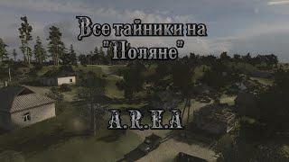 Все тайники на "Поляне" в S.T.A.L.K.E.R "A.R.E.A"