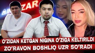 O'ZIDAN KETGAN BLOGER NIGINA O'ZIGA KELTIRILDI! INBAZAR EGASI XALQDAN UZR SO'RAB CHIQDI!