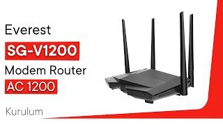 Everest SG - V1200 | Modem Router  | (AC1200)