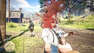 RDR 2 PC: REALISTIC DEATHS  (EUPHORIA RAGDOLL OVERHAUL) #1