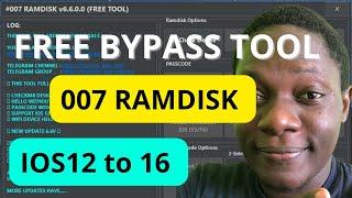 FREE iCloud Bypass l 007 Ramdisk 6.6 l Windows l iPhone 6/6p l Passcode/Disabled l iOS 12.5.x