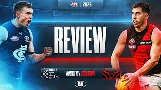 REVIEW | Carlton   v ️ Essendon | AFL Round 13, 2025