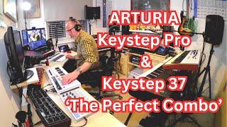 Arturia Keystep Pro & Keystep 37 - My New Favourite Combo, sequencing and playing 6 synths at once !