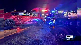 High-speed chase and crash in Liberty County