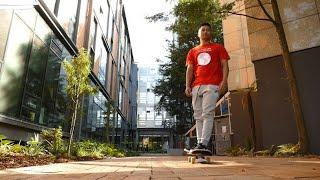 A campus tour for new Science students at UC!