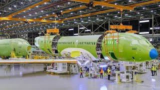 Inside Airbus Factory Producing the Super Advanced A220