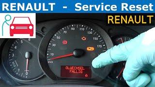 Renault Service Reset beim Kangoo - Inspektion zurückstellen