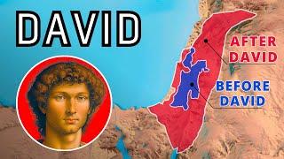 The Entire Life of David on a Map