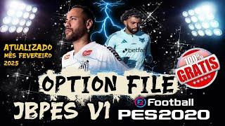 PES 2020 - NOVO OPTION FILE JBPES V1 - PS4/PS5/PC - ATUALIZADO MÊS DE FEVEREIRO 2025 - 100% GRÁTIS !