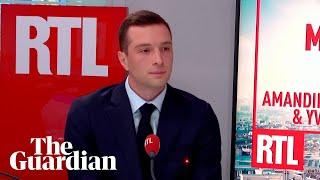 French far-right leader Jordan Bardella says he is interested in pact with Les Républicains