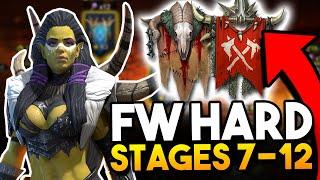 FACTION WARS HARD - Skinwalkers (Stages 7-9) and Orcs (Stages 10-12) | Raid: Shadow Legends