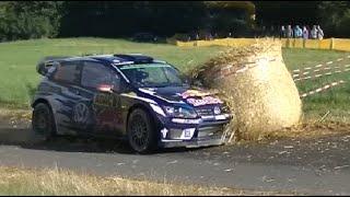 Crash and to the limit from Jari Matti Latvala at WRC rally deutschland 2016