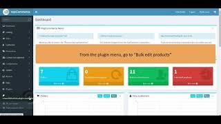 nopCommerce bulk product editor plugin