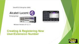 Creating & Registering new User in Alcatel OmniPCX Enterprise (OXE) PABX | Ozzysero