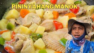 PAGLULUTO NG PININYAHANG MANOK PARA SA HAPUNAN AT MARAMING SALAMAT PO SA NAGPADALA FROM L,A