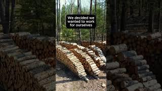 Off Grid Making Money 2025 #homesteading #firewood  #land #timber #lumber #sawmill