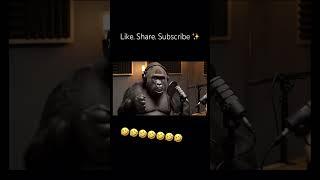 The gorilla vs the 100 men finally speaks out.  #shortvideo #funny #gorillavs100men #funny shorts