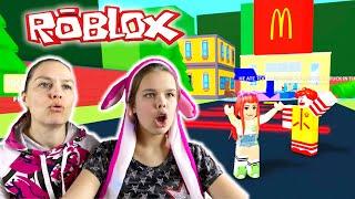 Побег из Макдональдса в Роблокс / Обби Roblox / Выживи, если сможешь!