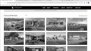 Platinum Results IDX Broker RealtyCandy Template - Previewed on Arizona Regional MLS Wordpress site