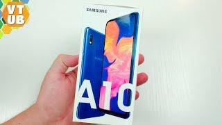 Samsung Galaxy A10 - Распаковка | Комплектация | Внешний Вид